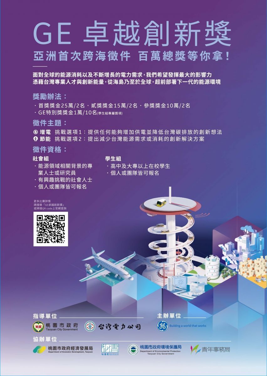 GE卓越創新獎海報