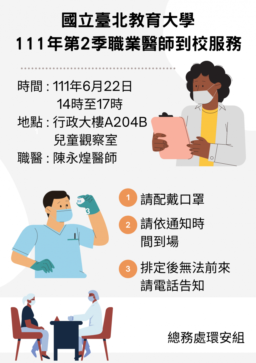 職醫臨場服務海報1110622